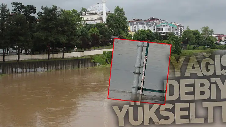 Sağanak yağış, debiyi yükseltti