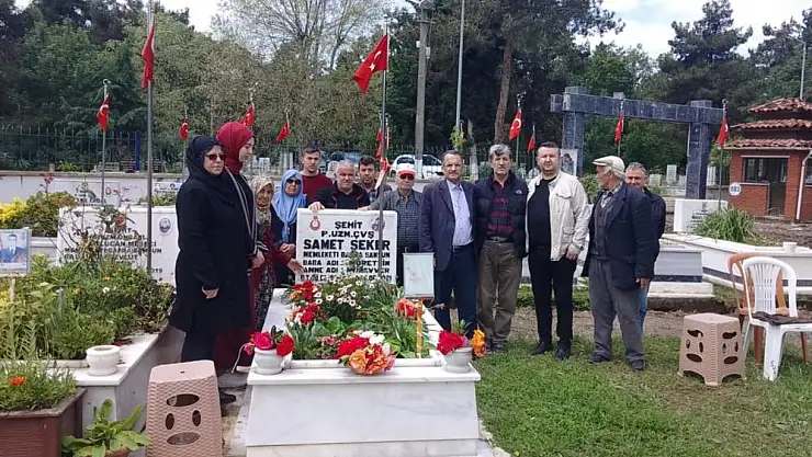 Şehit uzman çavuş unutulmadı