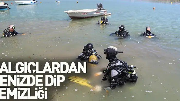 Dalgıçlardan denizde dip temizliği: Otomobil lastikleri çıktı