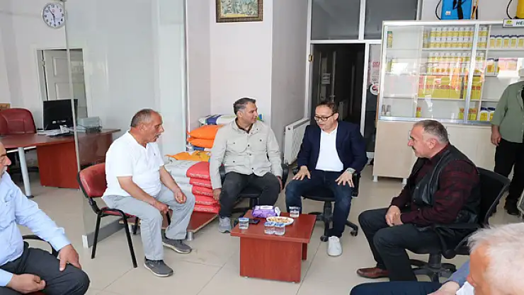 MHP Samsun Milletvekili Topsakal'dan Ladik Ziraat Odasına ziyaret