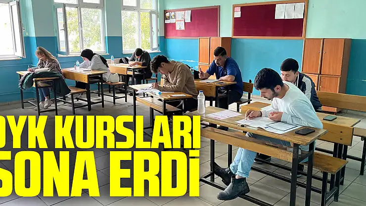 DYK KURSLARI SONA ERDİ
