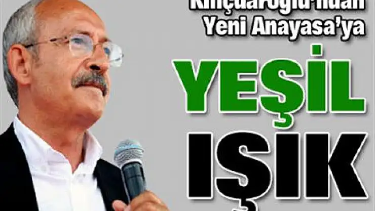 'Yeni Anayasa'ya yeşil ışık