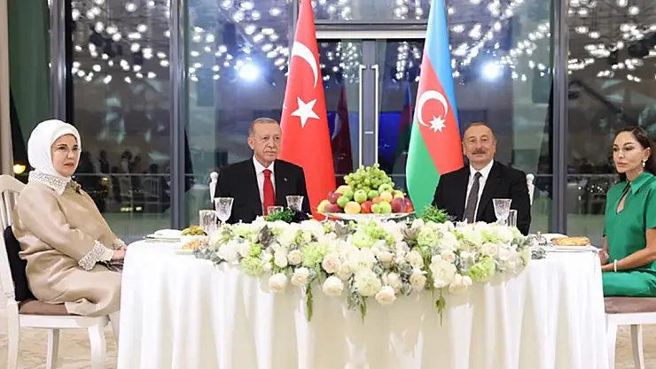 Cumhurbaşkanı Erdoğan Azerbaycan'da