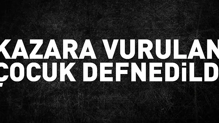 Samsun'da babasına ait tüfekle oynayan kuzeninin vurduğu çocuğun cenazesi defnedildi