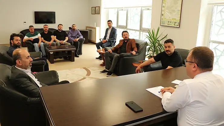 Havza Belediyespor yönetiminden Kaymakam Nayman'a ziyaret