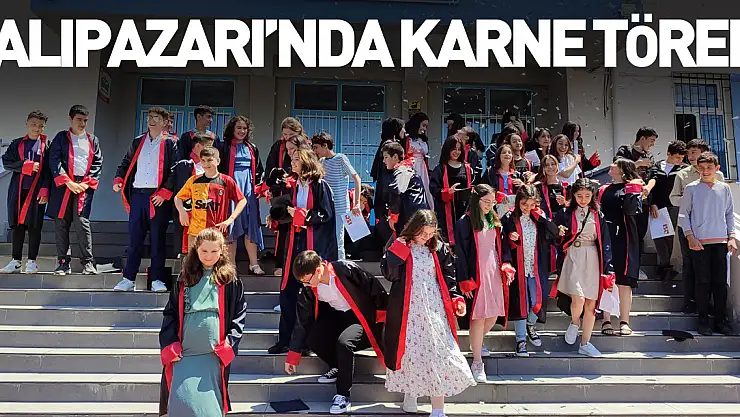 Salıpazarı ilçesinde karne töreni düzenlendi