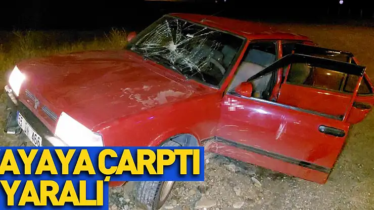 Samsun'da otomobil yayaya çarptı: 1 yaralı