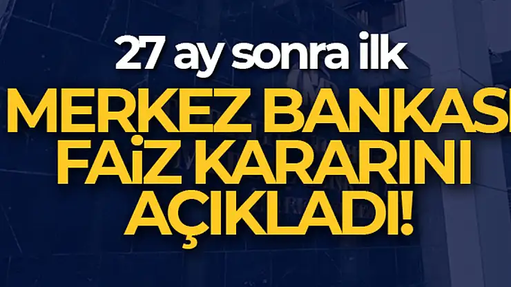 Merkez Bankası faizi yüzde 15'e yükseltti