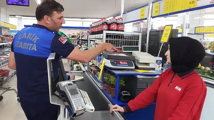 Canik'te zabıtadan Kurban Bayramı denetimi