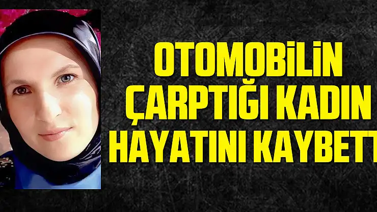 Tarladan evine dönerken otomobilin çarptığı kadın hayatını kaybetti