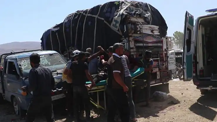 Rusya, Suriye'de sebze pazarını hedef aldı: 9 ölü