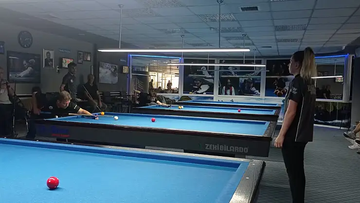 Alaçam'da 3 Bant Bilardo Grand Prix Yaz Turnuvası düzenlendi