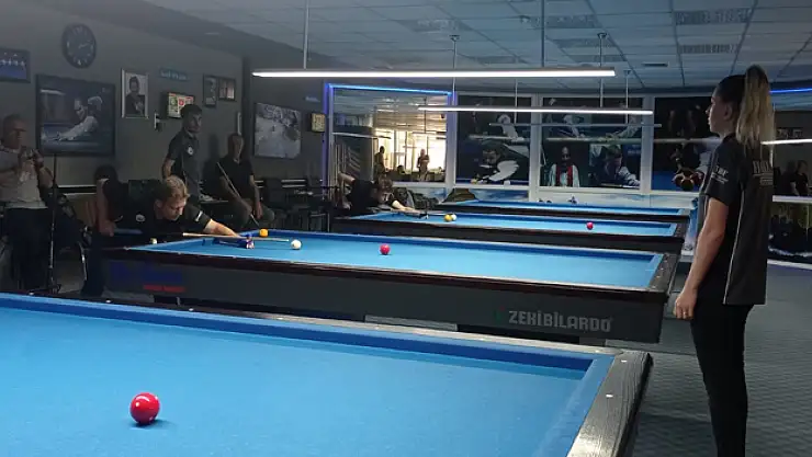 Alaçam'da 3 Bant Bilardo Grand Prix Yaz Turnuvası düzenlendi