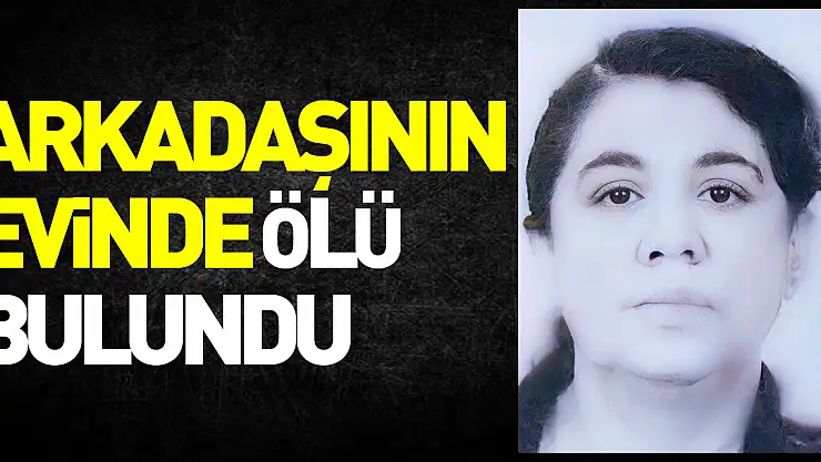 Arkadaşının evinde ölü bulundu