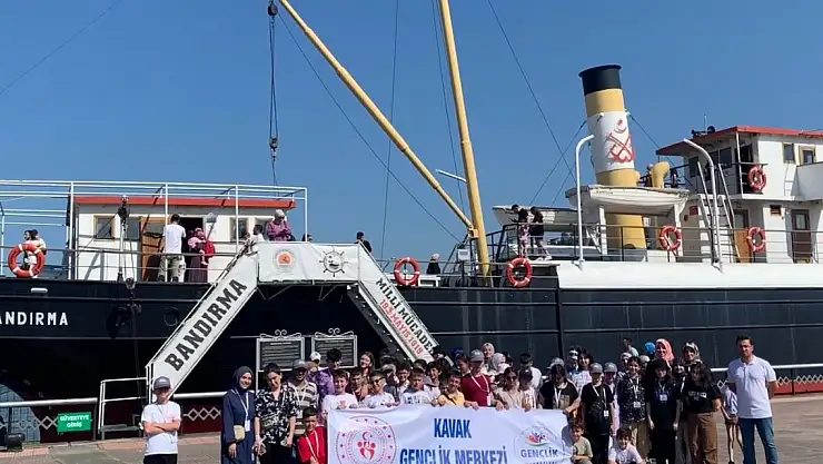 Kırsal mahalle çocukları Samsun'u keşfediyor