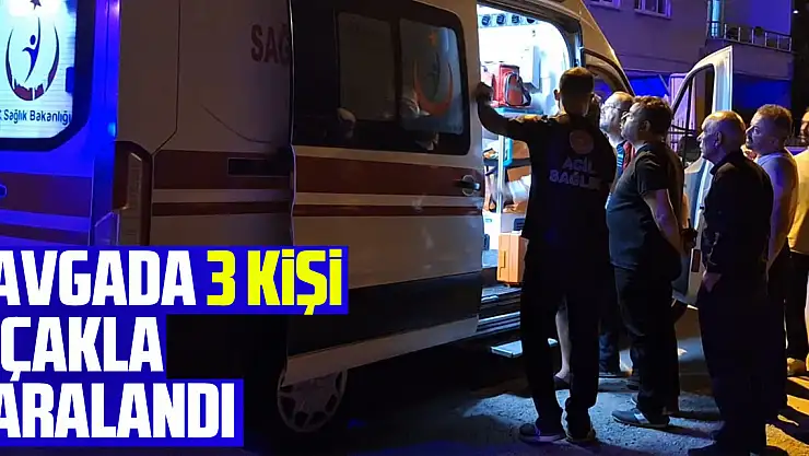 komşular arasındaki kavgada 3 kişi bıçakla yaralandı