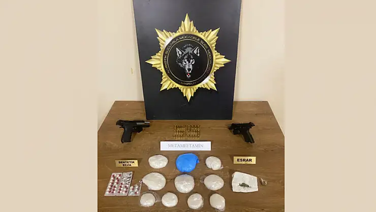 Samsun'da uyuşturucu operasyonunda 2 zanlı yakalandı