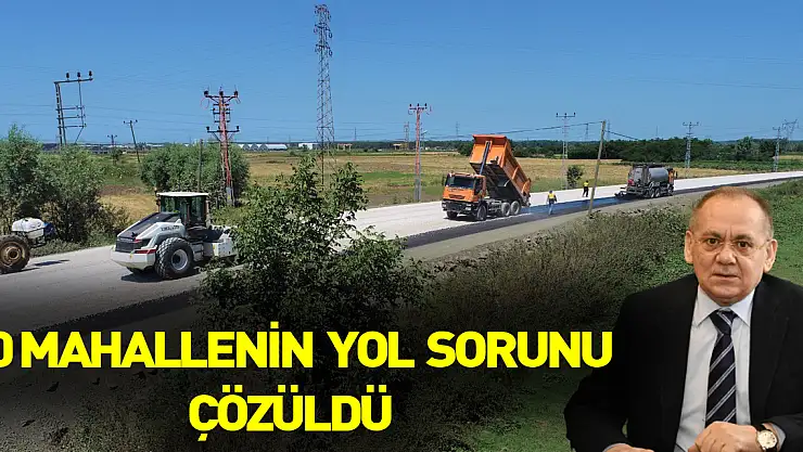20 mahallenin yol sorunu çözüldü