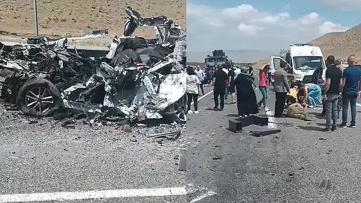 Askeri araçla otomobil çarpıştı: Çok sayıda yaralı var