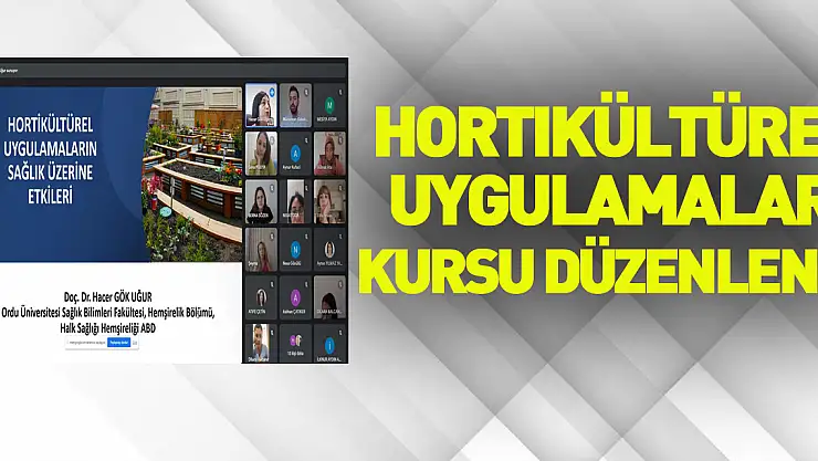 OMÜ'de hortikültürel uygulamalar kursu düzenlendi