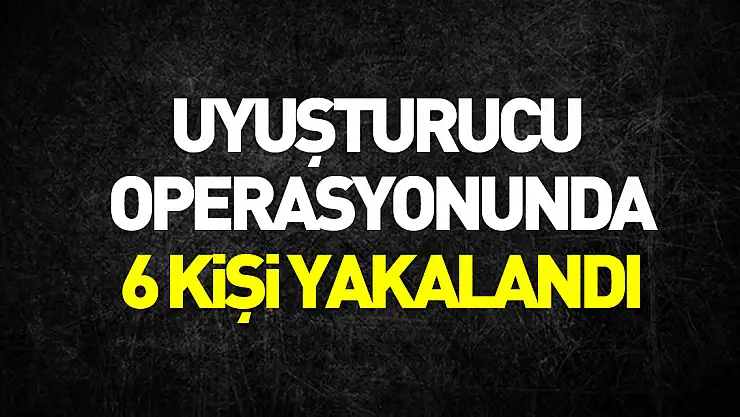 Samsun'da uyuşturucu operasyonlarında 6 şüpheli yakalandı