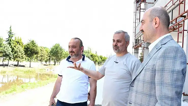 Terme Belediye Başkanı Kılıç'tan Yaşam Merkezi inşaatında inceleme