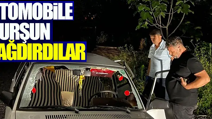 Önünü kestikleri otomobile kurşun yağdırdılar