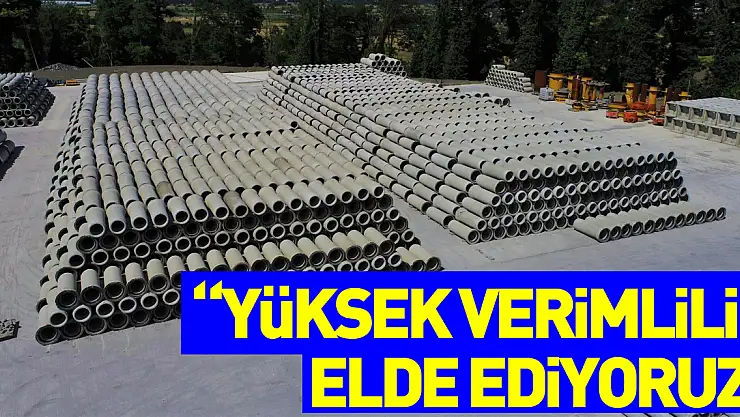 Başkan Demir: 'Her alanda üreten bir belediye olarak yaptığımız işlerde yüksek verimlilik elde ediyoruz'