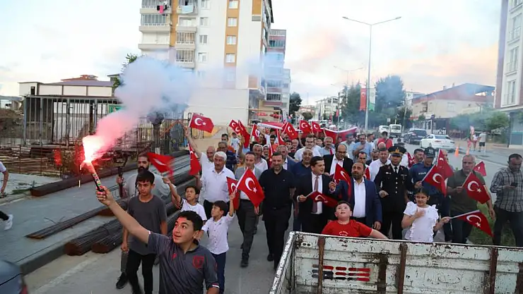 Kavak'ta 15 Temmuz kutlaması