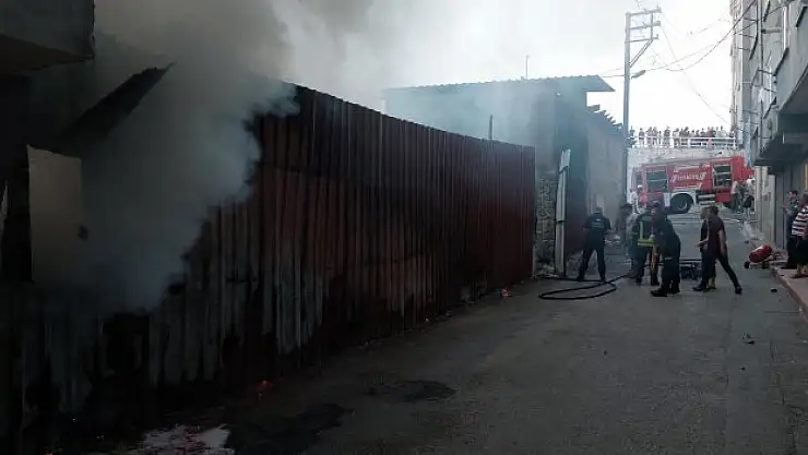 Samsun'da yangın paniği