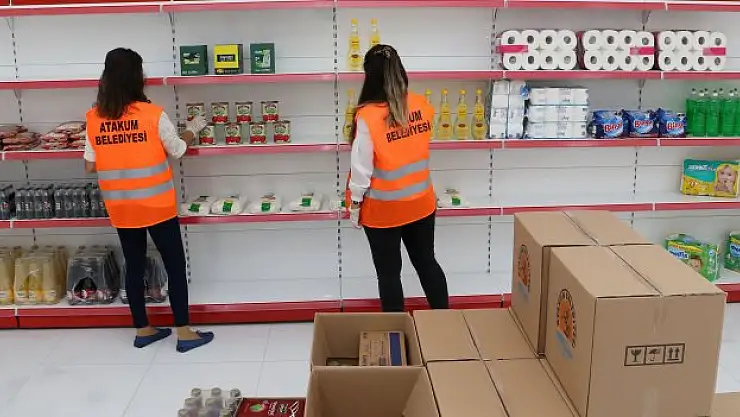 AtaMarket'ten 8 bin 200 hane faydalandı, 155 bin ürün ihtiyaç sahiplerine ulaştırıldı