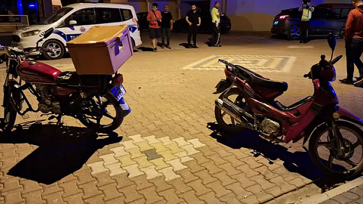 Samsun'da iki motosikletin çarpıştığı kazada 3 yaşındaki çocuk yaralandı