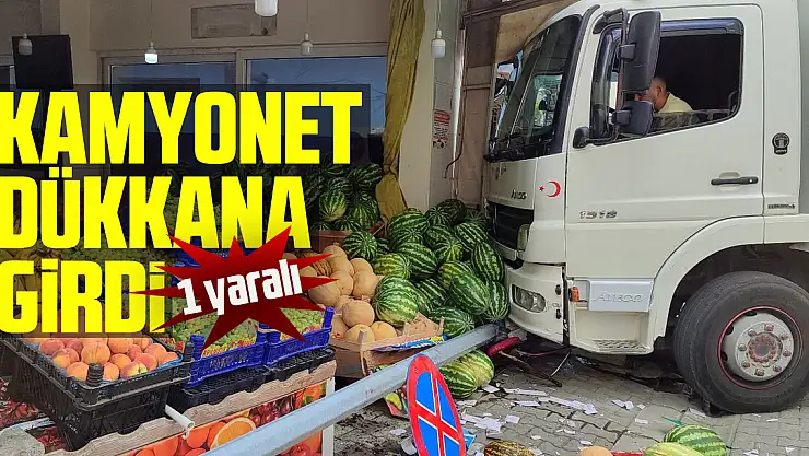 Samsun'da park halindeyken hareket eden kamyonun çarptığı kişi yaralandı