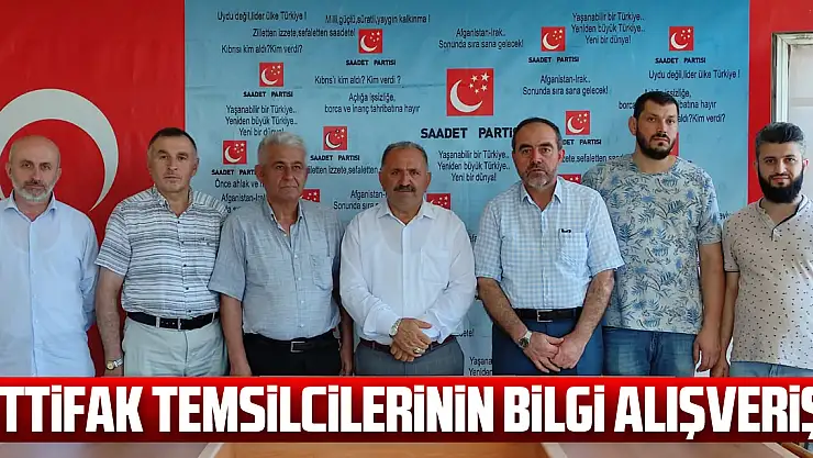 İttifak temsilcilerinin bilgi alışverişi