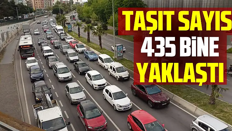 Samsun'da trafiğe kayıtlı taşıt sayısı 435 bine yaklaştı