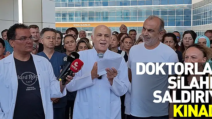 Samsun'da sağlık çalışanları doktora silah çekilmesini kınadı