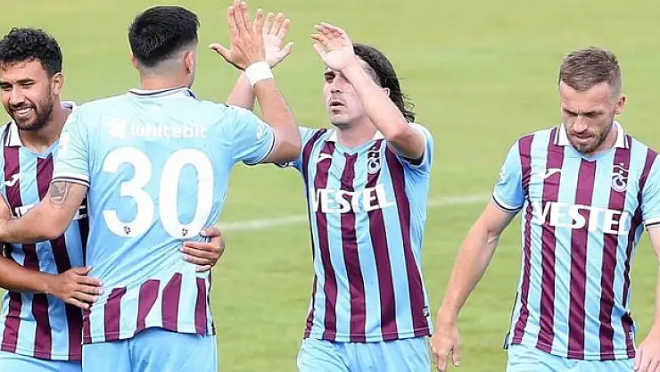 Trabzonspor hazırlık maçında Rabotnicki'yi 4 golle geçti