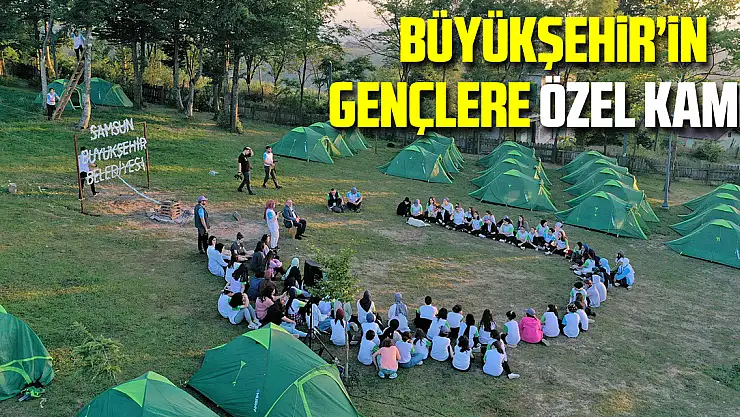 Büyükşehir'in gençlere özel kampına yoğun ilgi