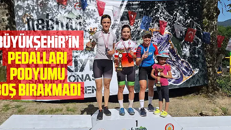 Büyükşehir'in pedalları podyumu boş bırakmadı