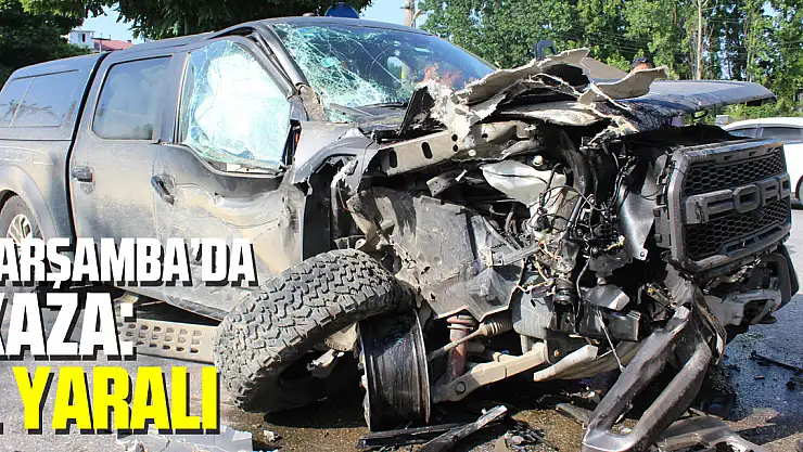 Çarşamba'da Kaza: 1 yaralı