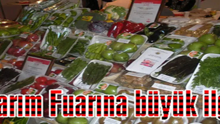 Tarım Fuarına büyük ilgi