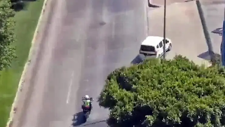 Polis müşteri gibi bindi, havadan karadan takip edip yakaladı