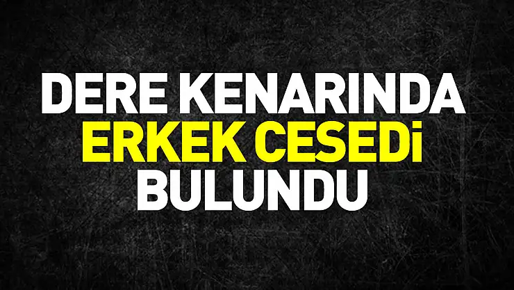 Samsun'da dere kenarında silahla vurulmuş erkek cesedi bulundu