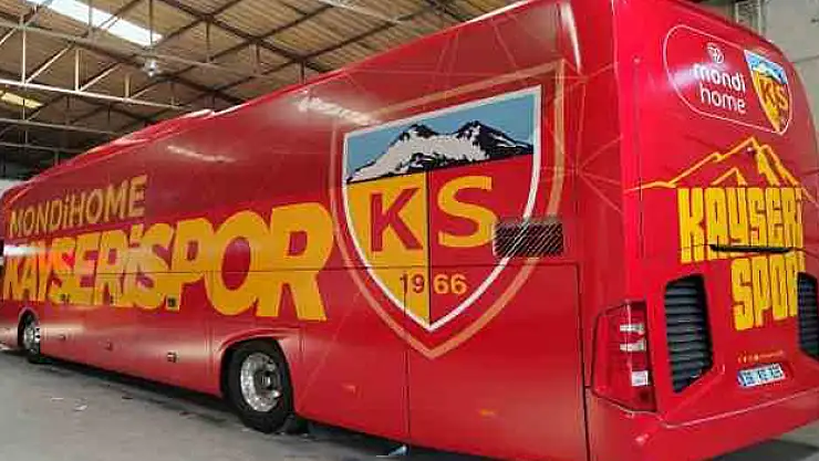 Kayserispor otobüsüne yeni makyaj