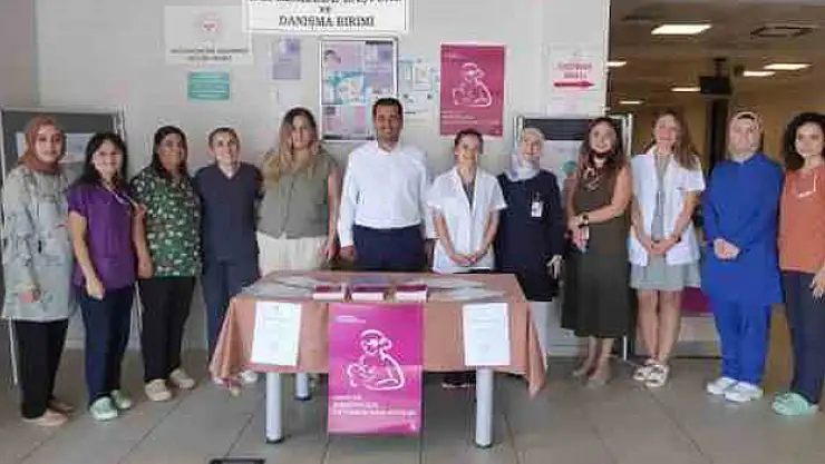 Muğla'da Dünya Emzirme Haftası için stant açıldı