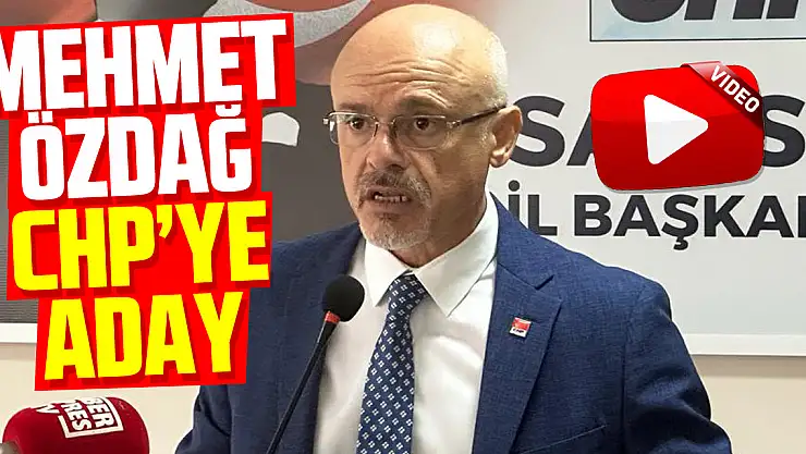 Mehmet Özdağ CHP'ye Aday