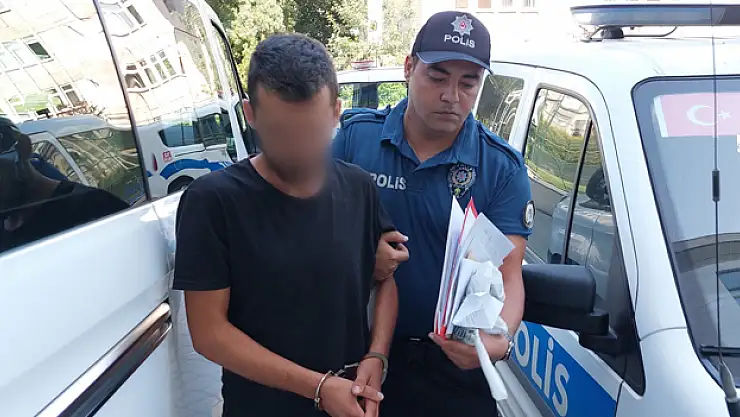 Kaçan güvercinin peşinden gittiği inşaatta hırsızlık yaptı