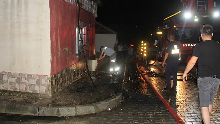 Samsun'da korkutan yangın: 1 yaralı