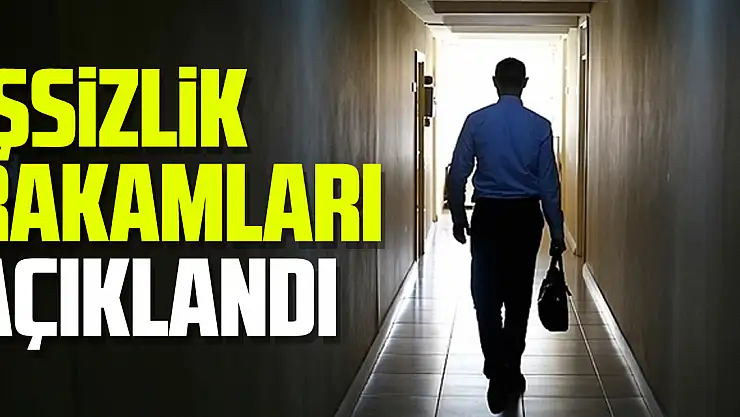 İşsizlik rakamları açıklandı