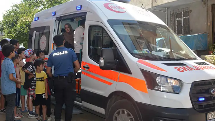 Ordu'da yangın: 2 çocuk dumandan etkilendi